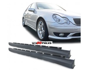 Kit bas de caisse, abs, à peindre, look C32 AMG pour Mercedes C180-320 (W203) 2000-2006